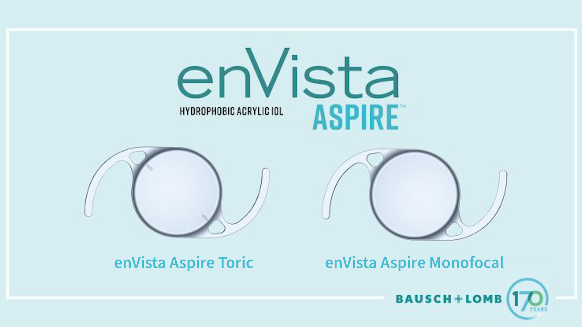 Bausch + Lomb Announces US Launch Of EnVista Aspire Monofocal And Toric ...